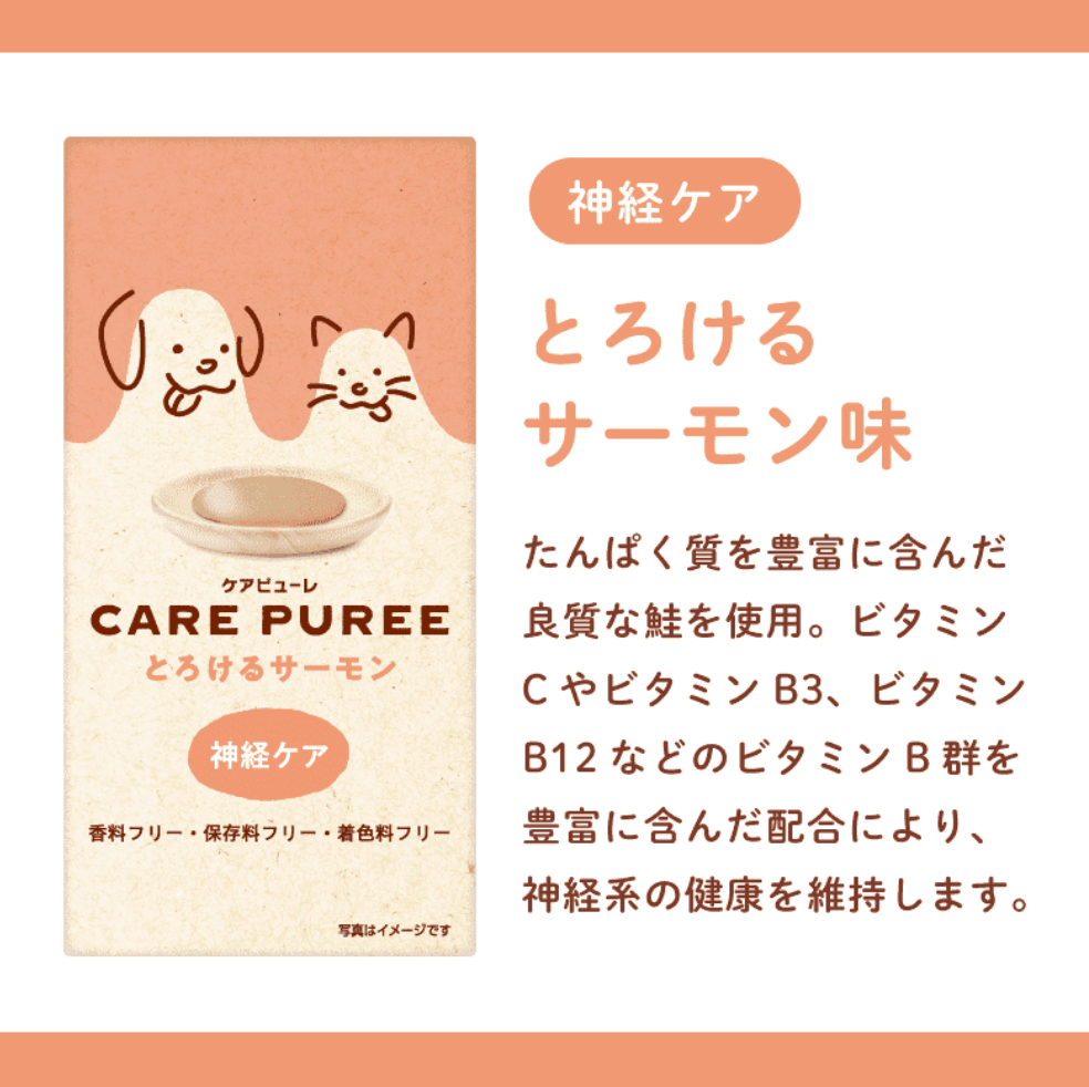 ケアピューレ【とろけるサーモン】神経ケア