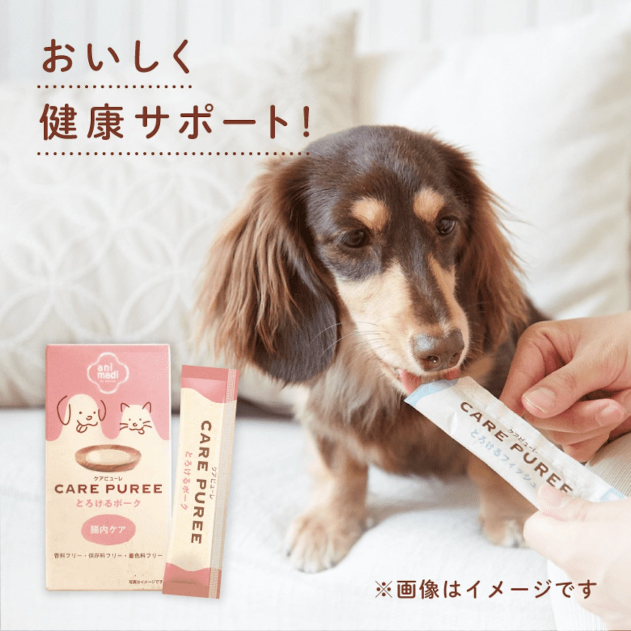 ケアピューレ【とろけるポーク】腸内ケア